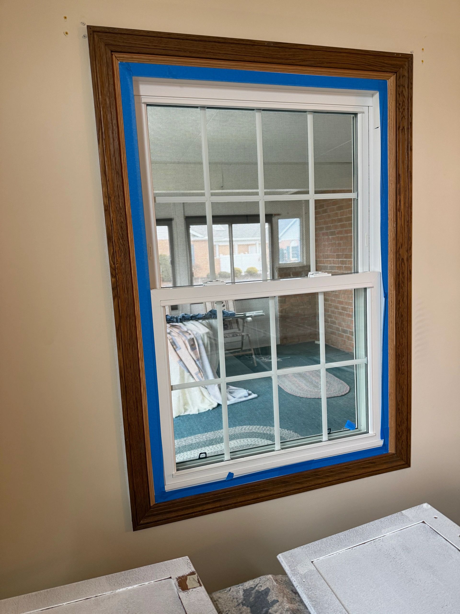 Before - window detail