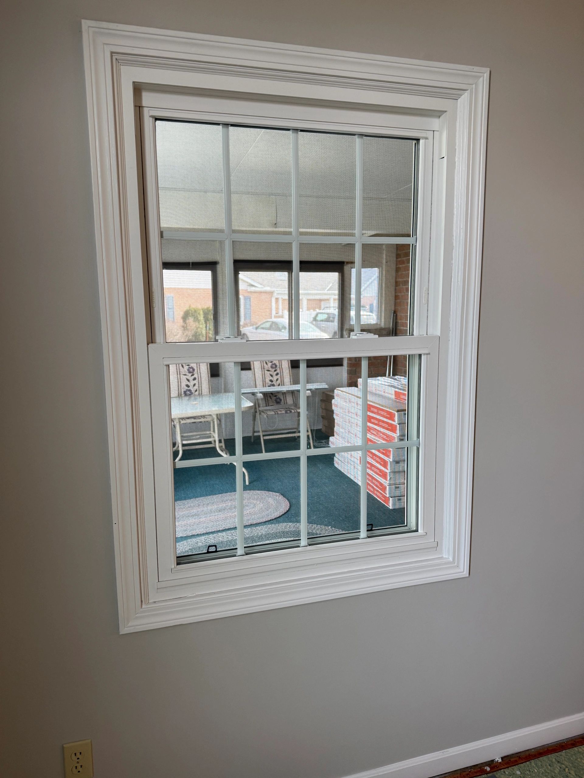 After - window painting